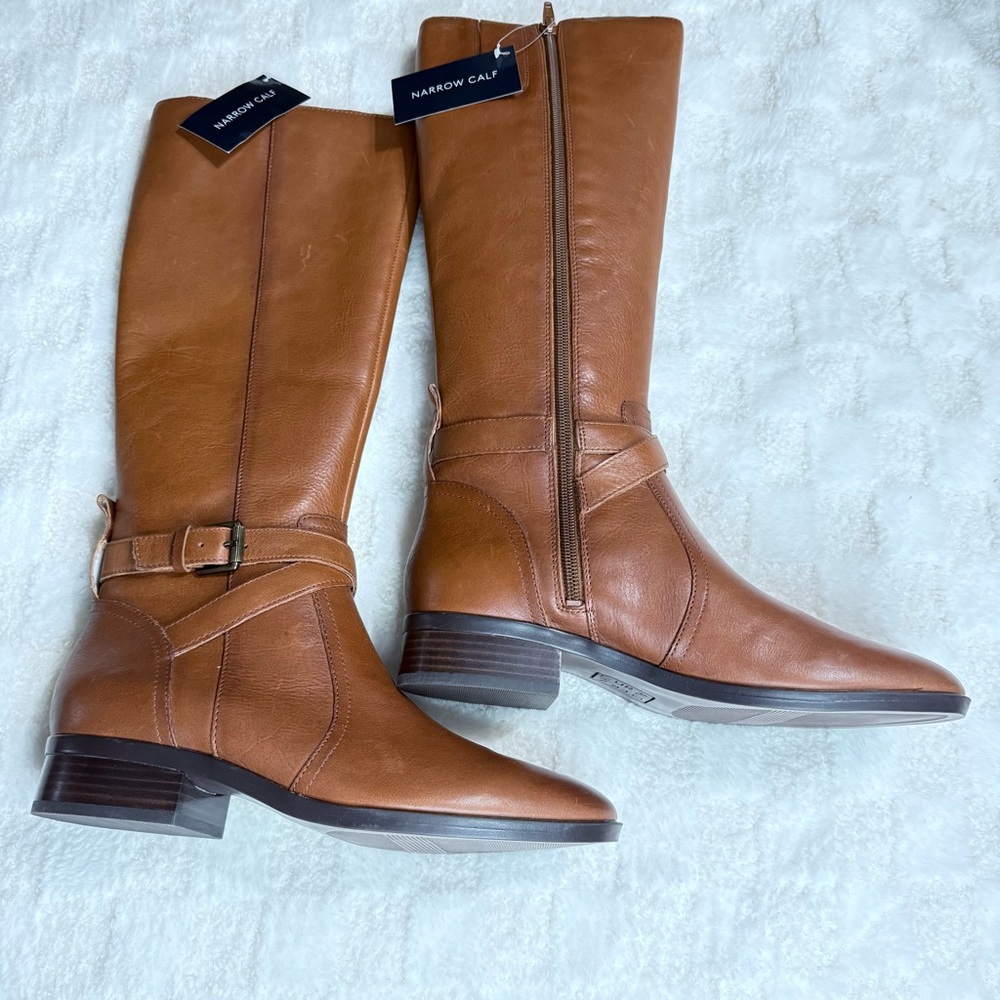 Naturalizer Tan Over the Knee Boots Narrow Calf Size 7.5 New